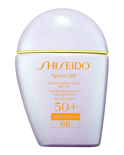 Shop Shiseido Sports Bb Broad Spectrum Spf 50+ Wetforce, 1.0 Oz. In Dark