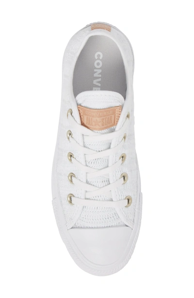 Shop Converse Chuck Taylor All Star Seasonal Ox Low Top Sneaker In White/ Tan