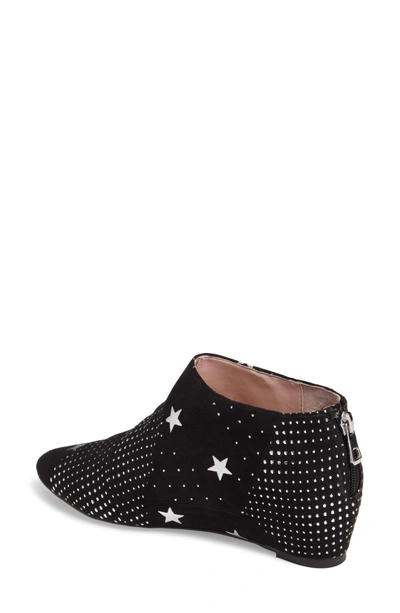 Shop Avec Les Filles Aves Les Filles Beatrice Ankle Boot In Silver Stars And Dots Fabric