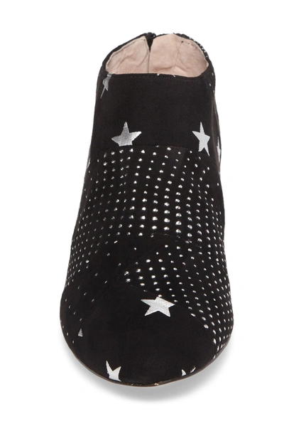 Shop Avec Les Filles Aves Les Filles Beatrice Ankle Boot In Silver Stars And Dots Fabric