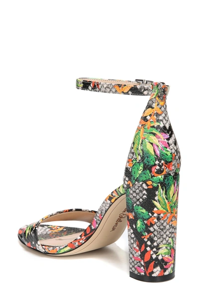 Shop Sam Edelman Yaro Ankle Strap Sandal In Bright Multi Print