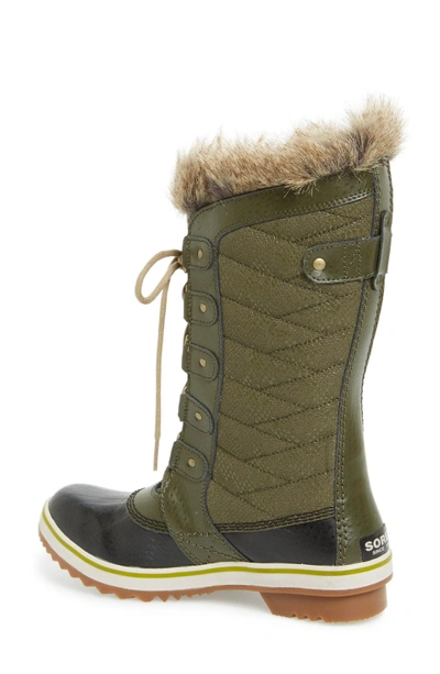 Shop Sorel 'tofino Ii' Faux Fur Lined Waterproof Boot In Peatmoss