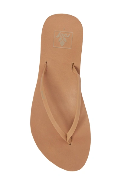 Shop Reef Cushion Bounce Flip Flop In Nude