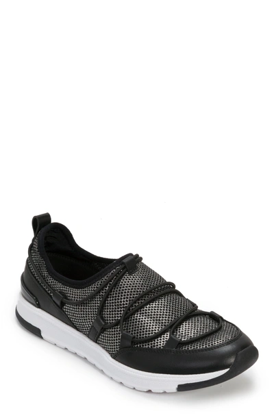 Shop Foot Petals Bree Sneaker In Black/ Pewter