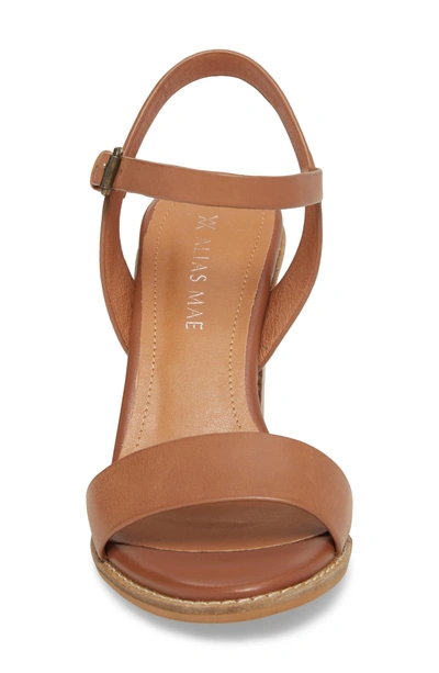 Shop Alias Mae Era Sandal In Tan Leather