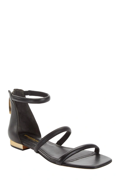 Shop Donna Karan Galina Sandal In Black Leather