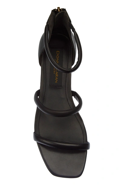 Shop Donna Karan Galina Sandal In Black Leather