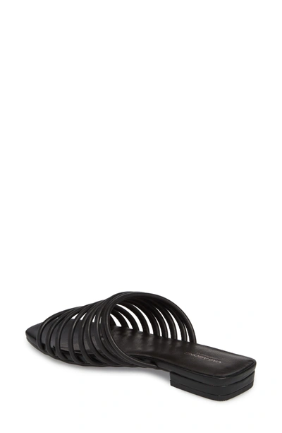 Shop Vagabond Becky Slide Sandal In Black Leather