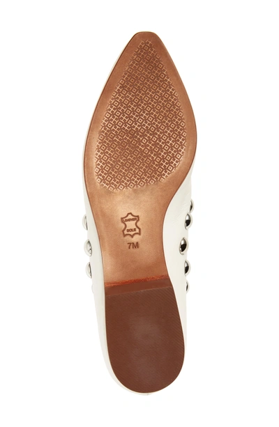 Shop Tory Burch Blythe Studded Loafer In White