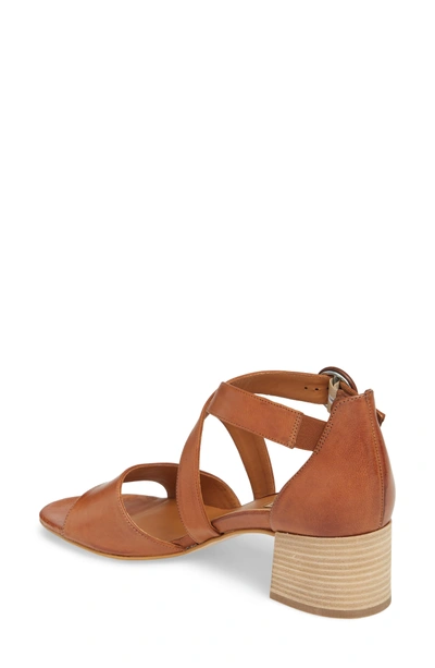 Shop Paul Green Sally Quarter Strap Sandal In Cuoio Saddle Leather