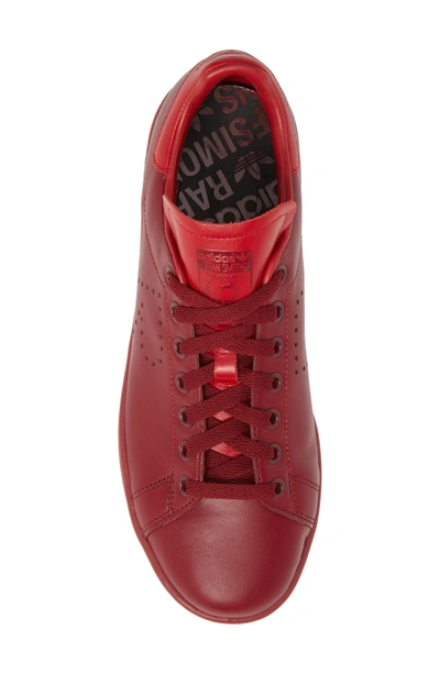 Shop Adidas Originals Stan Smith Sneaker In Burgundy/ Power Red/ Burgundy