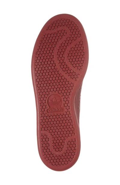 Shop Adidas Originals Stan Smith Sneaker In Burgundy/ Power Red/ Burgundy