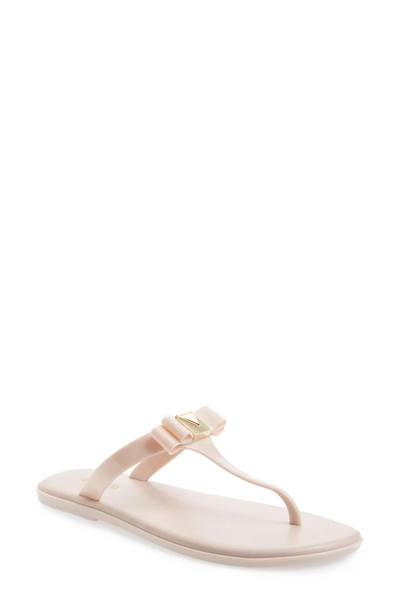 Shop Michael Michael Kors Caroline Jelly Flip Flop In Soft Pink