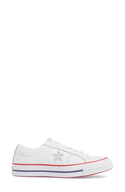 Shop Converse One Star Sneaker In White/ Gym Red