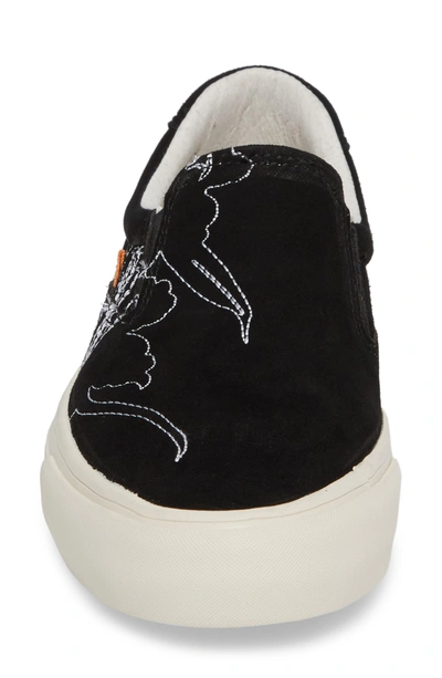 Shop Seavees X Derek Lam 10 Crosby Hawthorne Embroidered Slip-on In Black