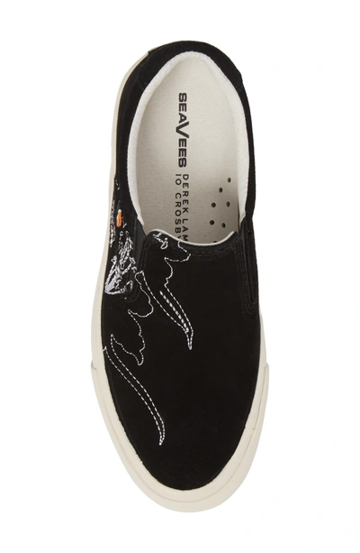 Shop Seavees X Derek Lam 10 Crosby Hawthorne Embroidered Slip-on In Black