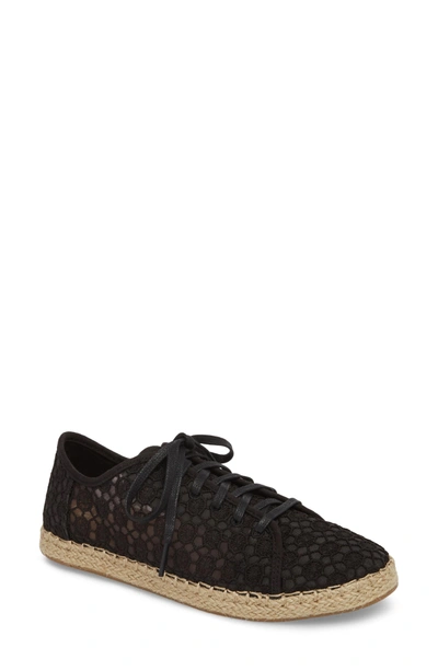 Shop Toms Lena Espadrille Sneaker In Black Mosaic Mesh