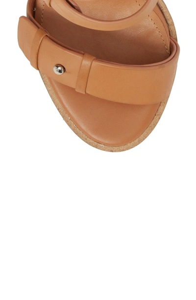Shop Alias Mae Adore Tall Cuffed Sandal In Light Tan Leather