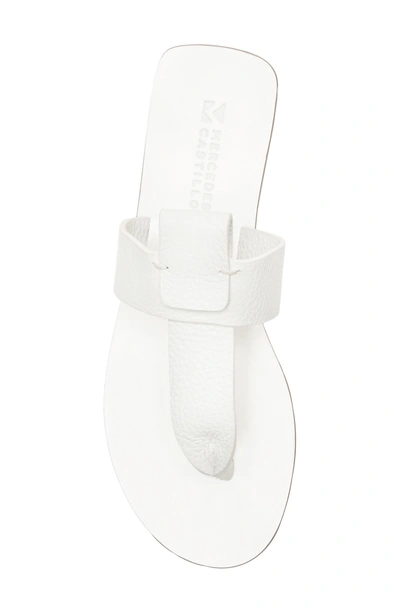 Shop Mercedes Castillo Tanna Thong Sandal In White