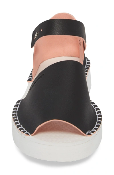 Shop Havaianas Flatform Fashion Sandal In Black/ Pink