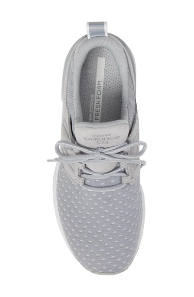 Shop New Balance 574 Sport Decon Fresh Foam Sneaker In Silver Mink
