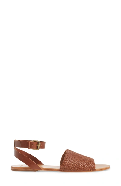 Shop The Great Caravan Ankle Strap Sandal In Cognac