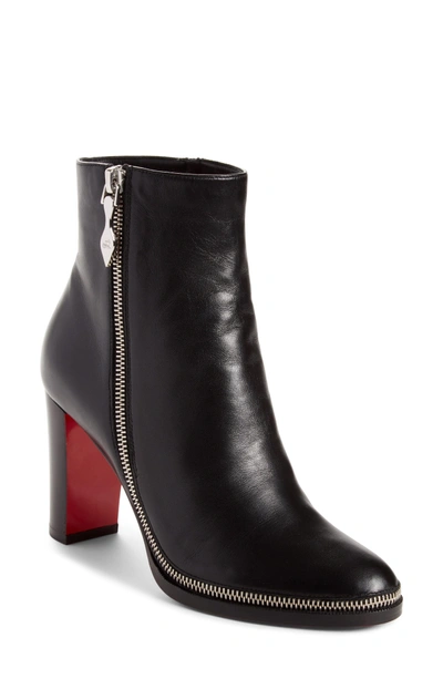 Shop Christian Louboutin Telezip Bootie In Black