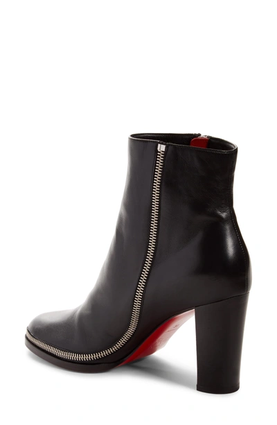 Shop Christian Louboutin Telezip Bootie In Black