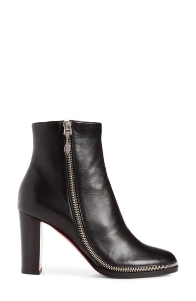 Shop Christian Louboutin Telezip Bootie In Black