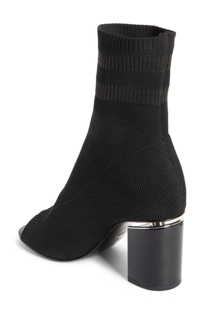 Shop Alexander Wang Cat Knit Sock Boot In Black