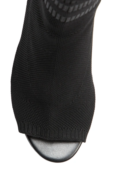 Shop Alexander Wang Cat Knit Sock Boot In Black
