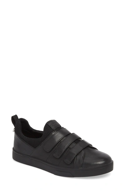 Shop Calvin Klein Irah Sneaker In Black Leather