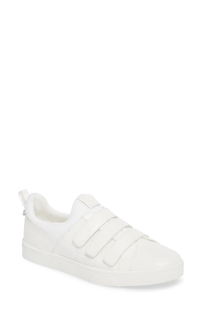 Shop Calvin Klein Irah Sneaker In White Leather