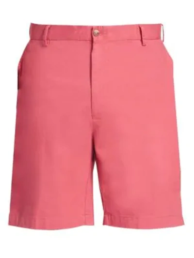 Shop Peter Millar Stretch Chino Shorts In Cape Red