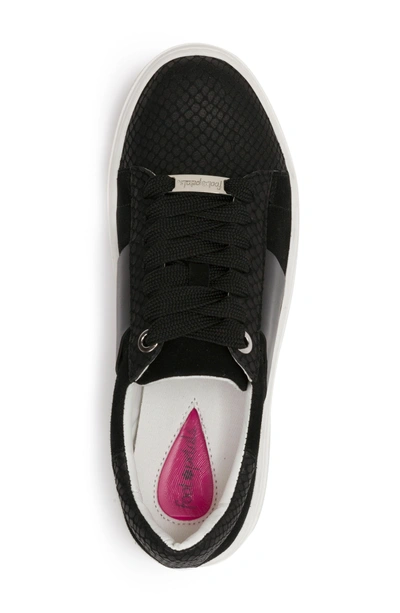 Shop Foot Petals Fallon Sneaker In Black Suede