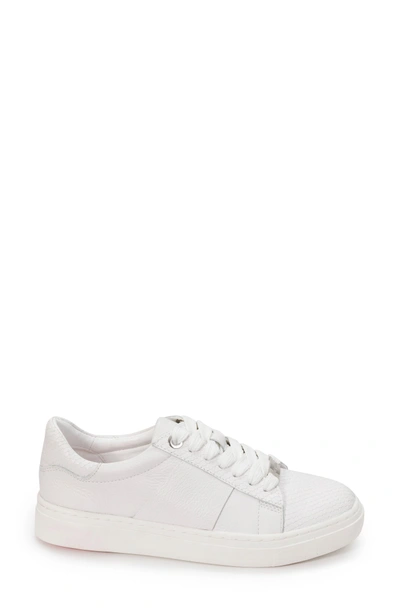 Shop Foot Petals Fallon Sneaker In White Leather