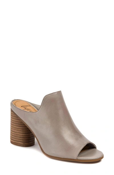 Shop Latigo Hallie Loafer Sandal In Grey Leather
