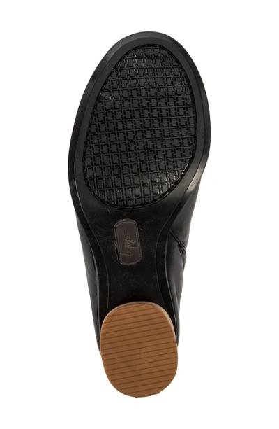 Shop Latigo Hallie Loafer Sandal In Black Leather