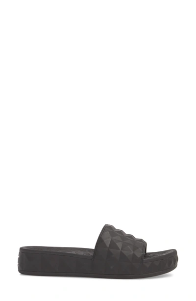 Shop Ash Geo Slide Sandal In Black