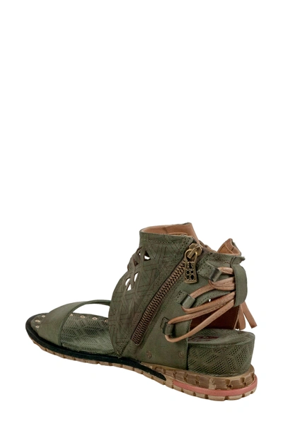 Shop As98 Petrona Ankle Shield Sandal In Moss