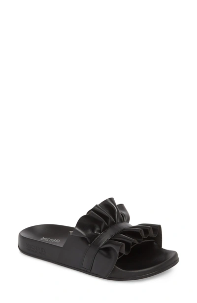 Shop Michael Michael Kors Bella Sport Slide In Black