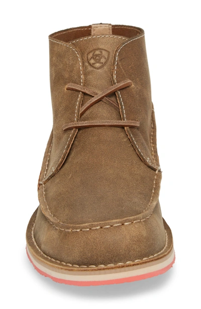 Shop Ariat Cruiser Chukka Boot In Lace Brown Bomber Leather