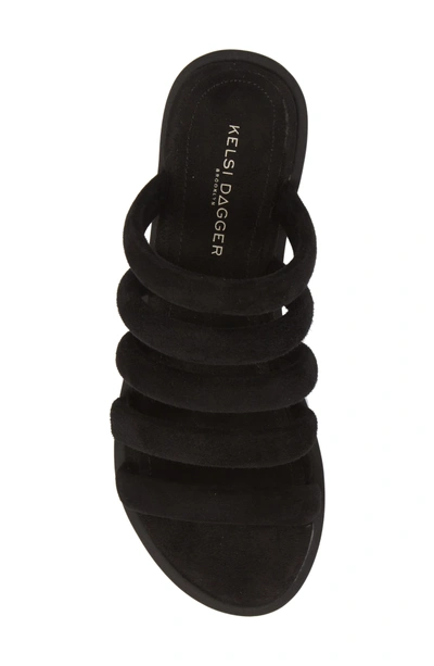 Shop Kelsi Dagger Brooklyn Saga Strappy Slide Sandal In Black