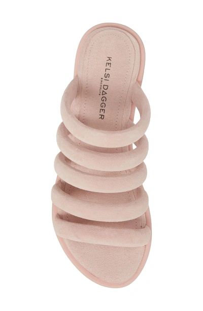 Shop Kelsi Dagger Brooklyn Saga Strappy Slide Sandal In Pale Pink