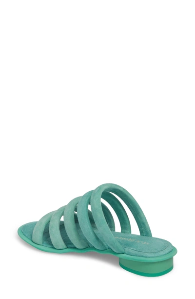 Shop Kelsi Dagger Brooklyn Saga Strappy Slide Sandal In Shamrock