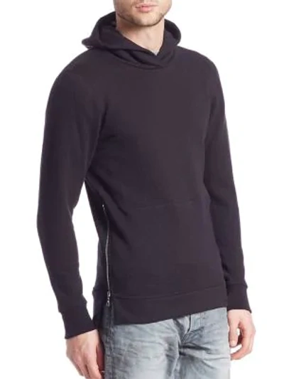 Shop John Elliott Hooded Villain Sweatshirt In Black