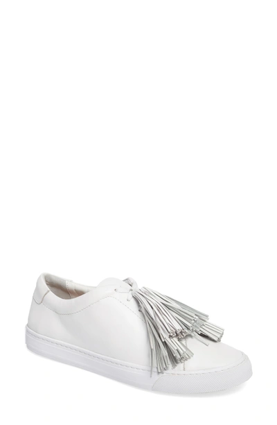 Shop Loeffler Randall Logan Sneaker In Optic White