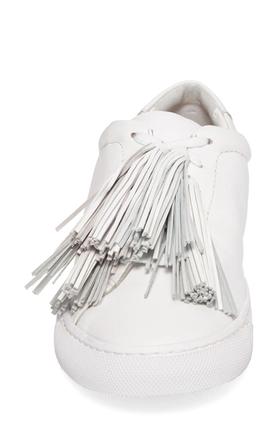 Shop Loeffler Randall Logan Sneaker In Optic White