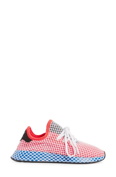 Shop Adidas Originals Deerupt Runner Sneaker In Solar Red/ Solar Red