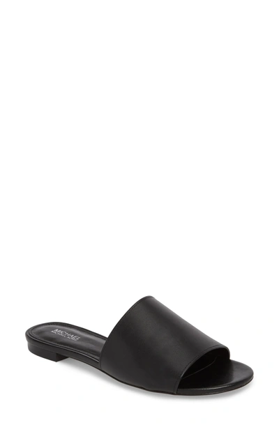 Shop Michael Michael Kors Shelly Slide Sandal In Black